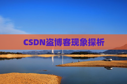 CSDN盗博客现象探析